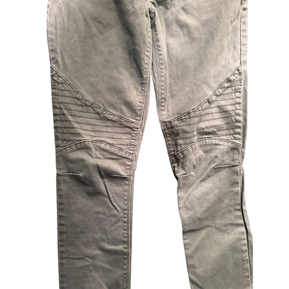 Express Jeans Women’s Green Khaki Legging Pants Size 4 Athleisure Boho - Picture 3 of 8